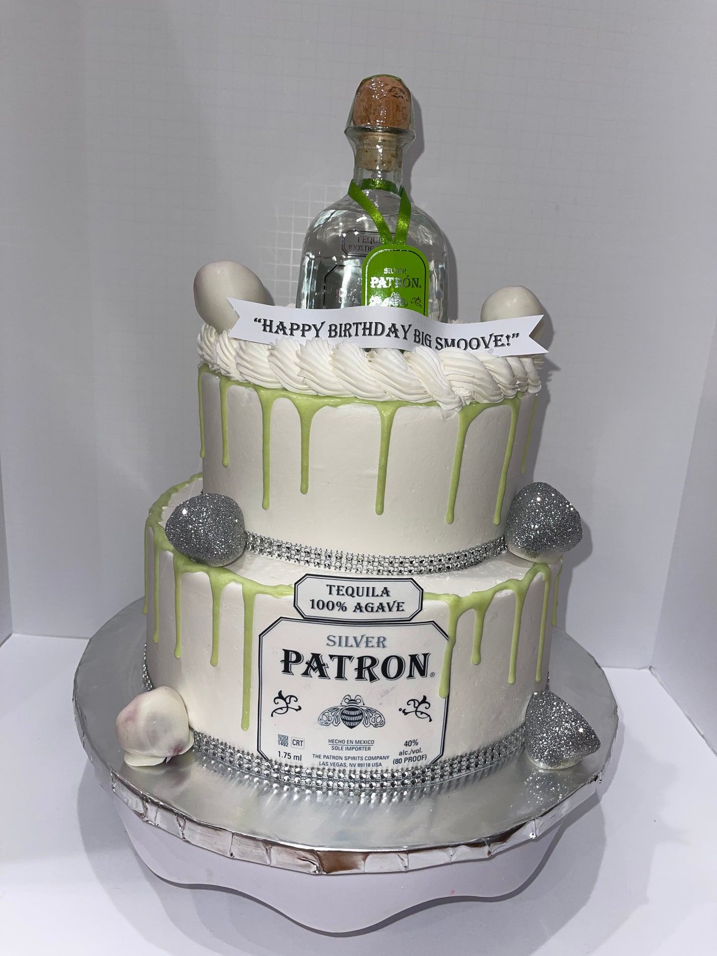 Two-Tier Liquor Cake