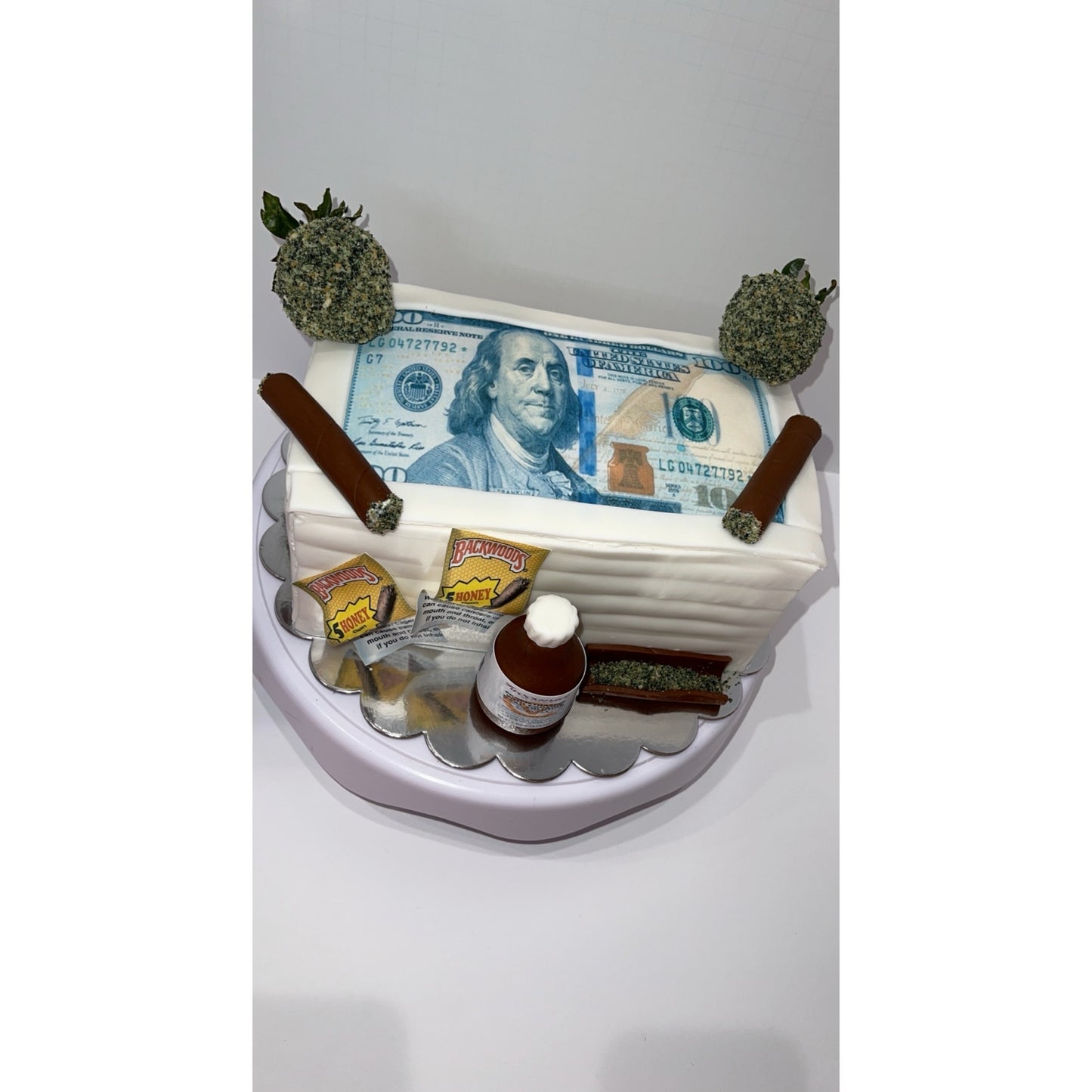 100 Single Stack Cake