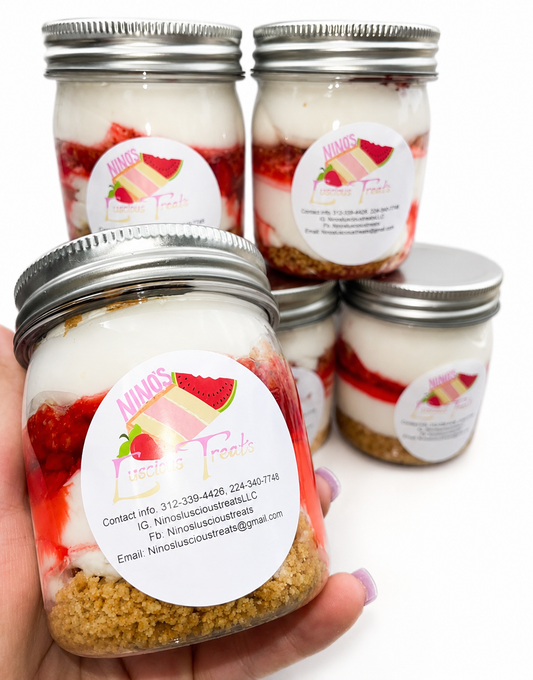 Strawberry Cheesecake Shooters