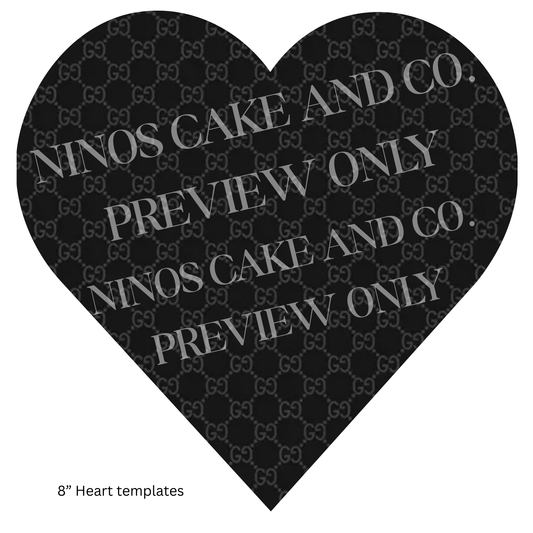 Designer Cake Templates | Instant Download