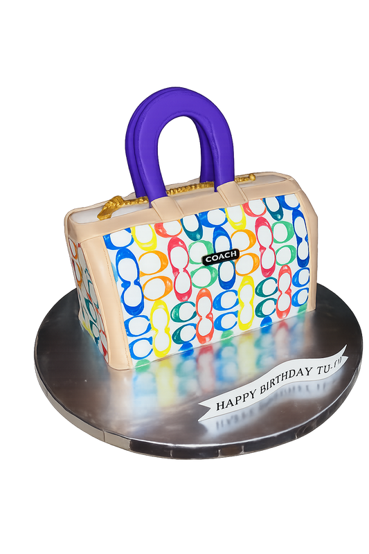 Signature Satchel Bag Designer Cake