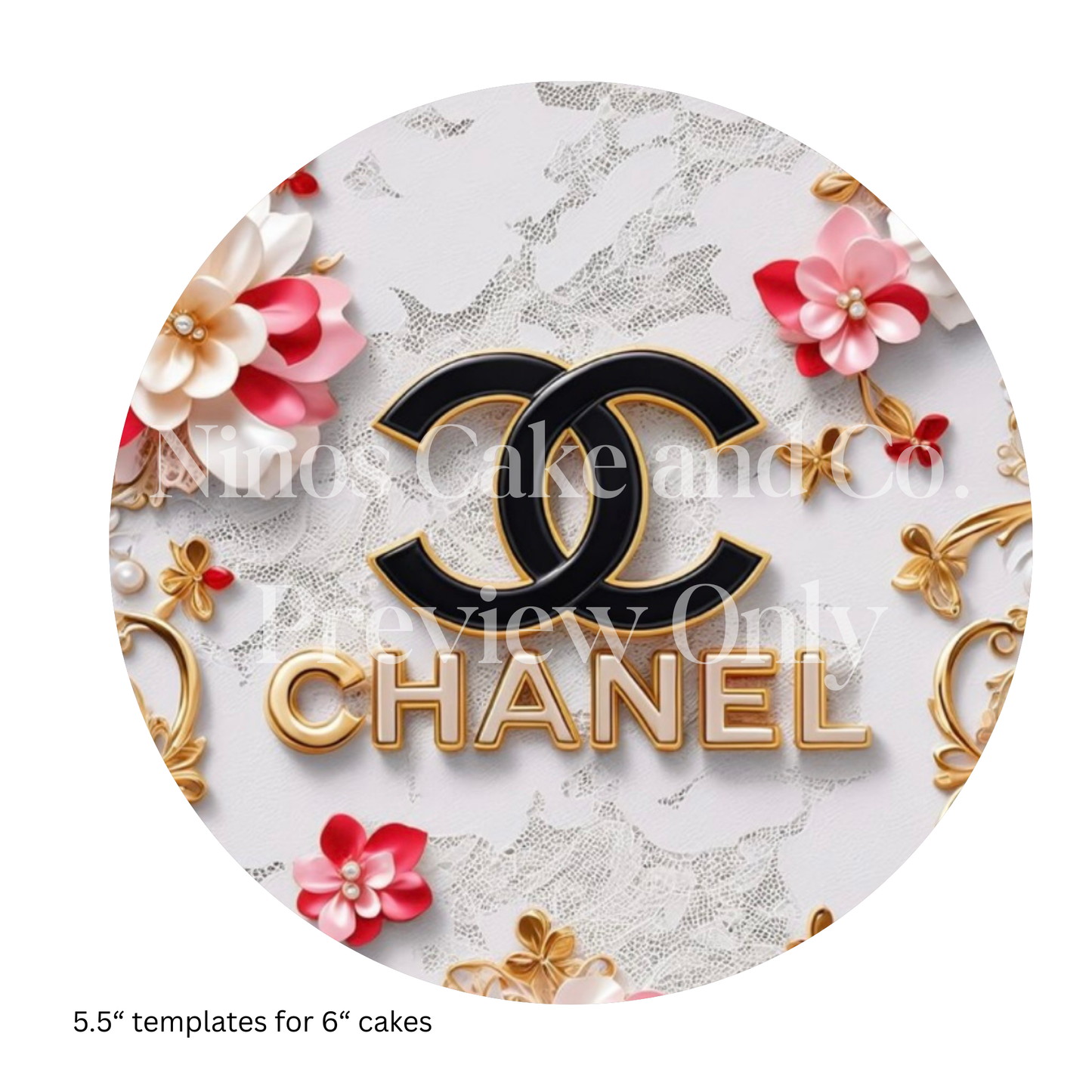 Designer Cake Templates | Instant Download
