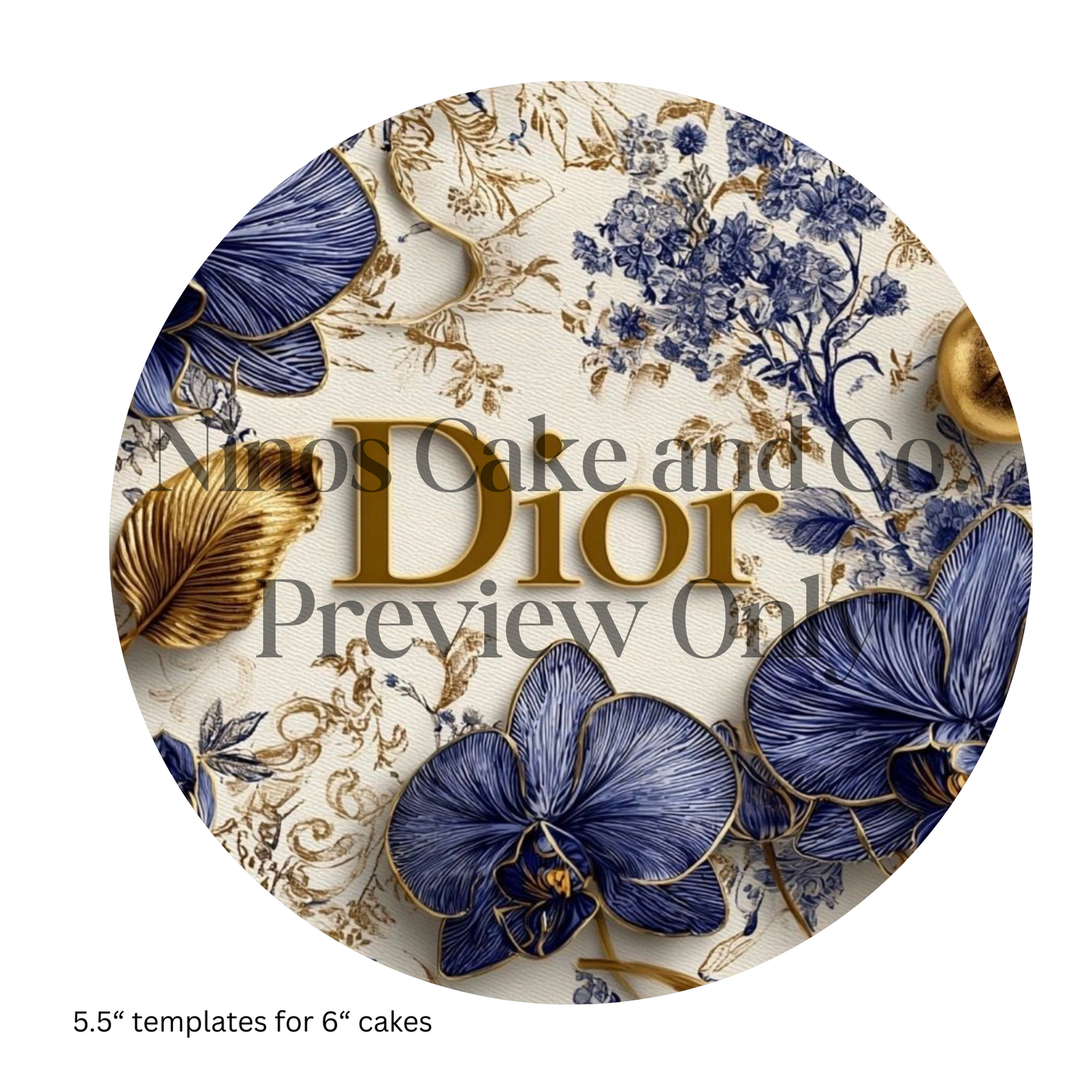 Designer Cake Templates | Instant Download