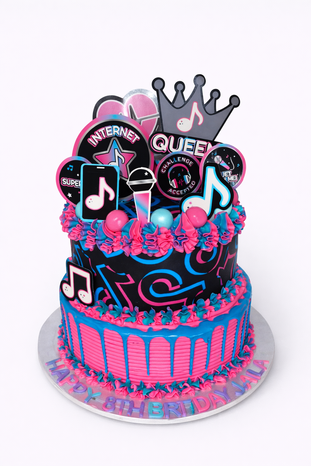 TikTok Two-Tier Cake