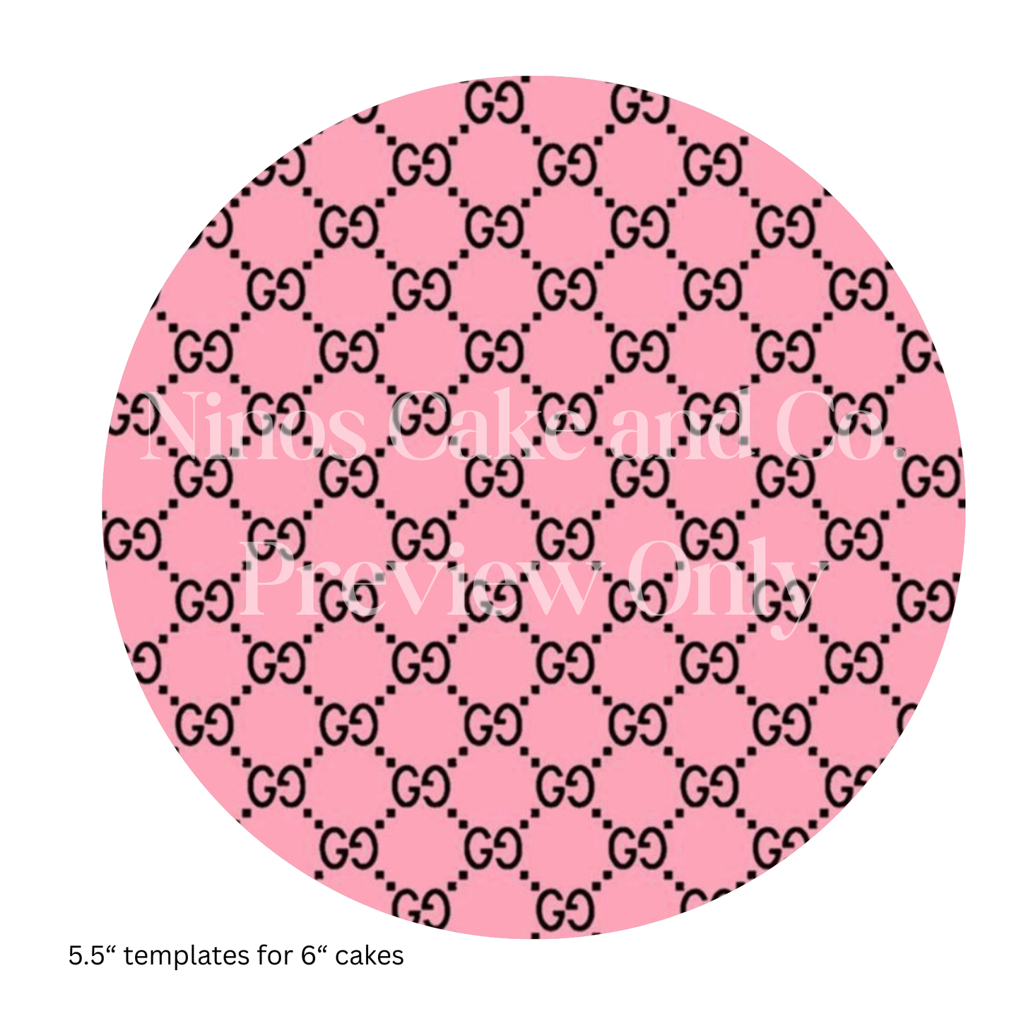 Designer Cake Templates | Instant Download