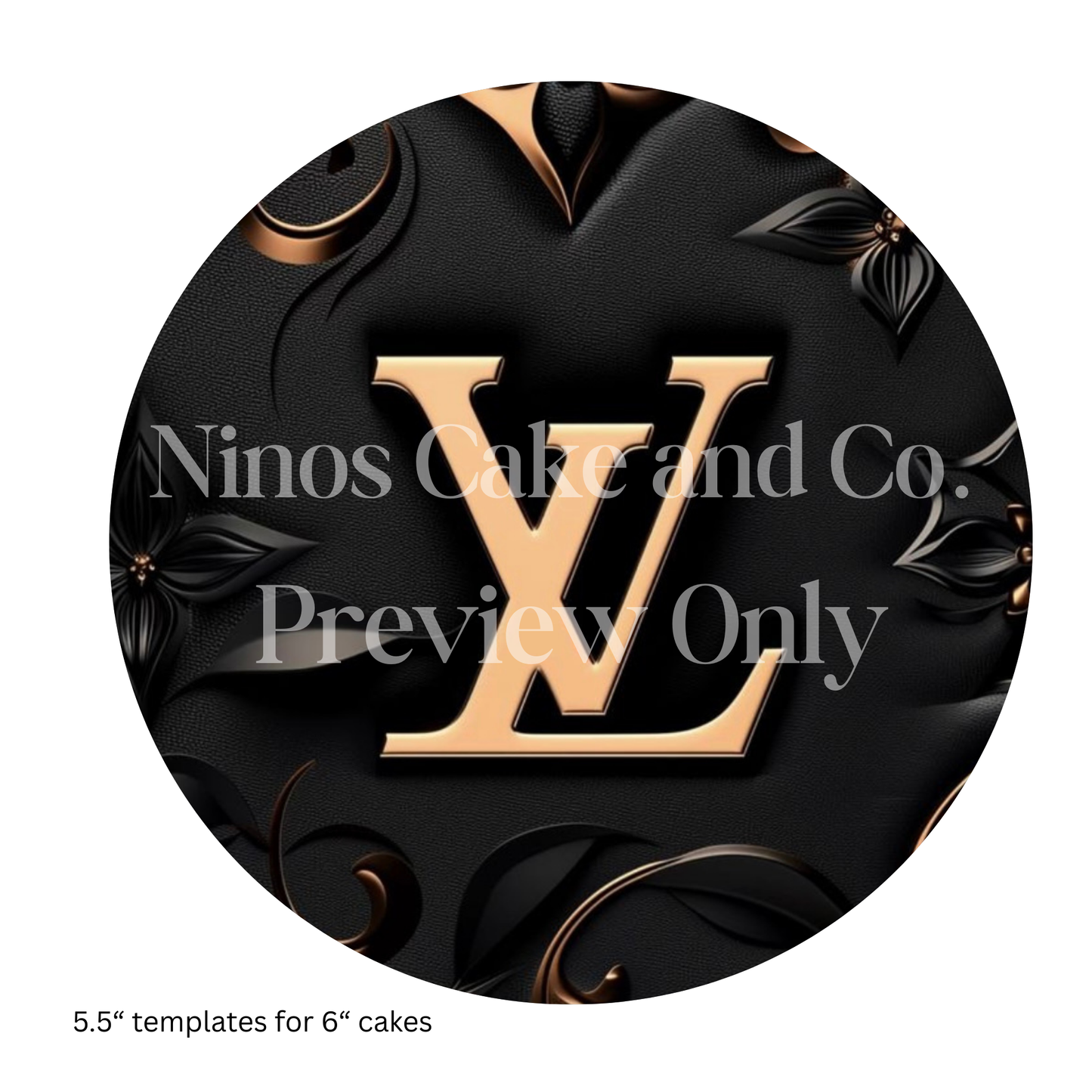 Designer Cake Templates | Instant Download