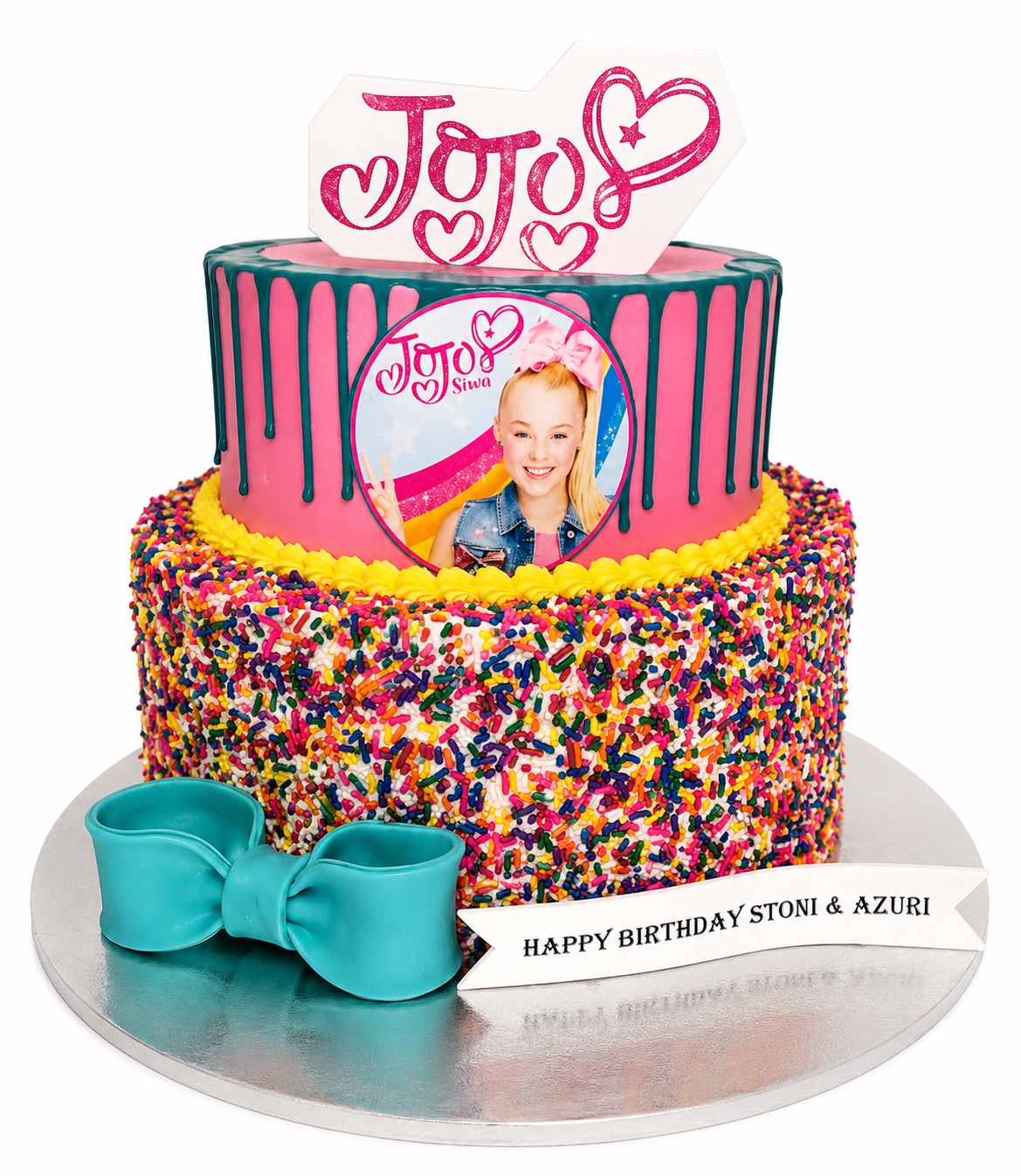 JoJo Siwa Two Tier Cake